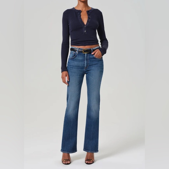 Citizens‎ of Humanity Women's Jeans Blue Size 27 Vidia Mid Rise Bootcut Abalone - Picture 1 of 16
